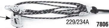 Sistema Di Sollevamento A 4 Punti Harken Utility - Per Bici E Gommoni, Capacità 91 Kg, Con Carrucole E Morsetti Sicurezza - 2