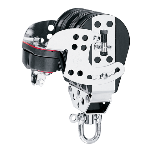 [HK-1555] HARKEN  76 mm Triple Midrange Hexaratchet® Block — Cam Cleat
