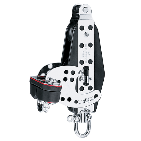 [HK-1566] HARKEN  76 mm Fiddle Midrange Hexaratchet® Block — Becket, Cam Cleat