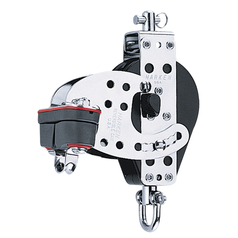 [HK-170] HARKEN  3.00" Hexa-Cat Base Block — Swivel, Cam Cleat