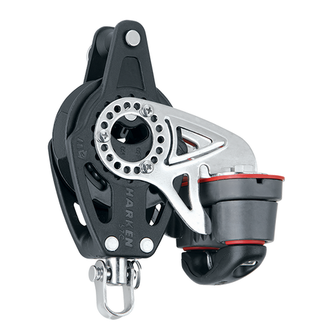 [HK-2139] HARKEN  57 mm Ratchet Block — Swivel, Becket, Cam Cleat