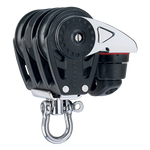 [HK-2612] HARKEN  40 mm Triple Ratchet Block — Swivel, Cam Cleat