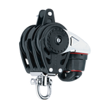 [HK-2630] HARKEN  57 mm Triple Ratchamatic® Block — Swivel, Becket, Cam Cleat