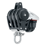 [HK-2648] HARKEN  40 mm Triple Block — Swivel, Becket, Cam Cleat