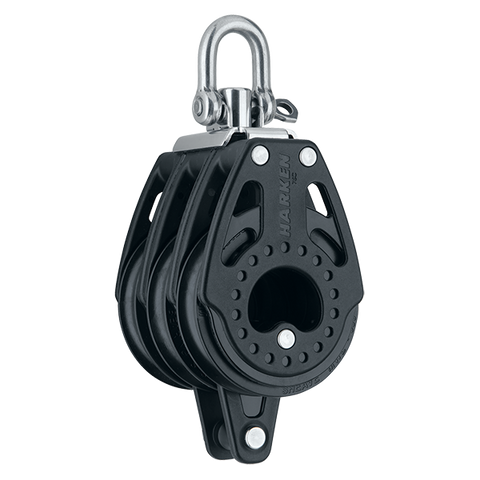 [HK-2665] HARKEN  75 mm Triple Block — Swivel, Becket
