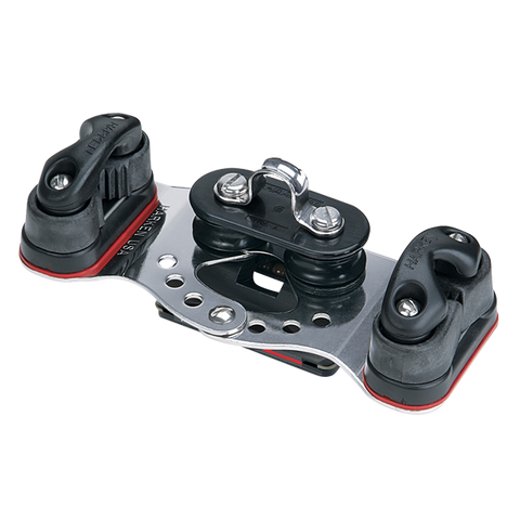 [HK-2734] HARKEN  22 mm Car — Fixed Sheaves, Cam Cleats