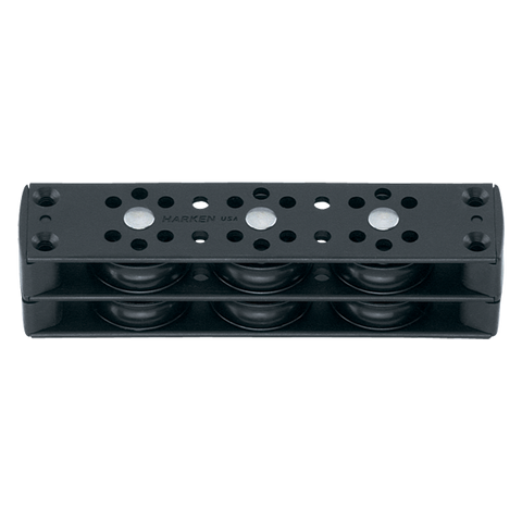 [HK-273] HARKEN  38 mm Aluminum Stacked Organizer — 3 Sheave 