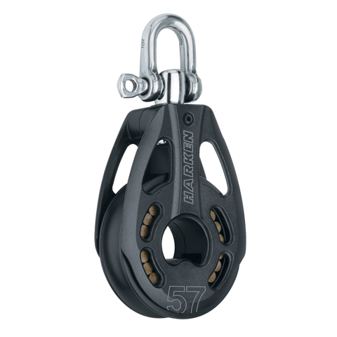 [HK-3215] HARKEN  57 mm Aluminum Block — Swivel