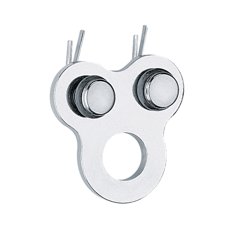 [HK-322] HARKEN  51 mm Wire Block  — Split Backstay Plate Assembly