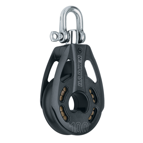 [HK-3246] HARKEN  100 mm Aluminum Block — Swivel
