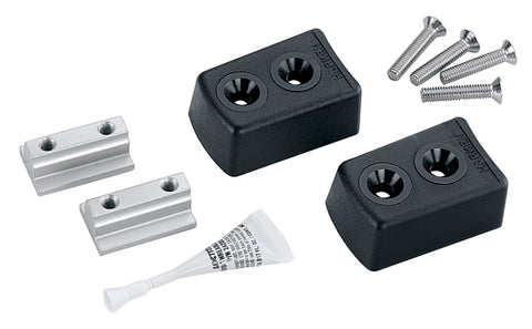 [HK-3865] HARKEN  27 mm Track Endstop Kit — Flat Mast Groove, Fixed, Selden  