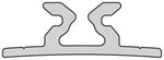 [HK-3878.2M] HARKEN  22 mm Flanged Track — 2 m