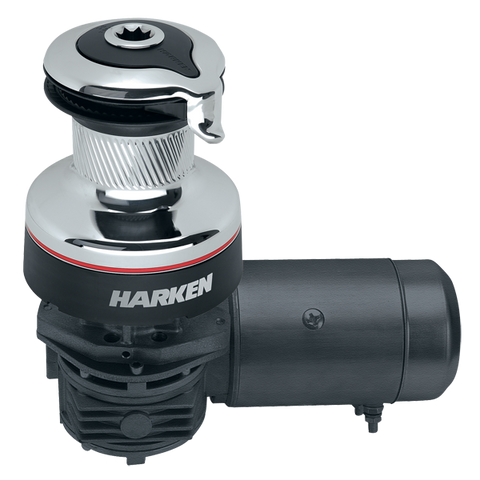 [HK-40.2STEC12H] HARKEN  40 Electric Self-Tailing Radial Winch — 2 Speed, 12V, Horizontal