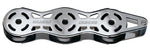 [HK-6075] HARKEN  40 mm Stainless Steel ESP Organizer — 3 Sheave 