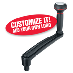 [HK-B10HOT.LOGO] HARKEN  Customized Carbo OneTouch Lock-In Winch Handle