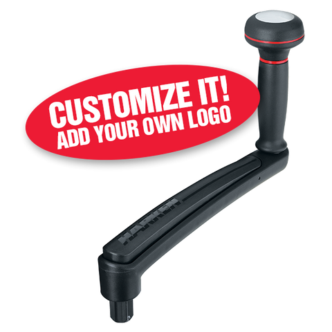 [HK-B10HOT.LOGO] HARKEN  Customized Carbo OneTouch Lock-In Winch Handle